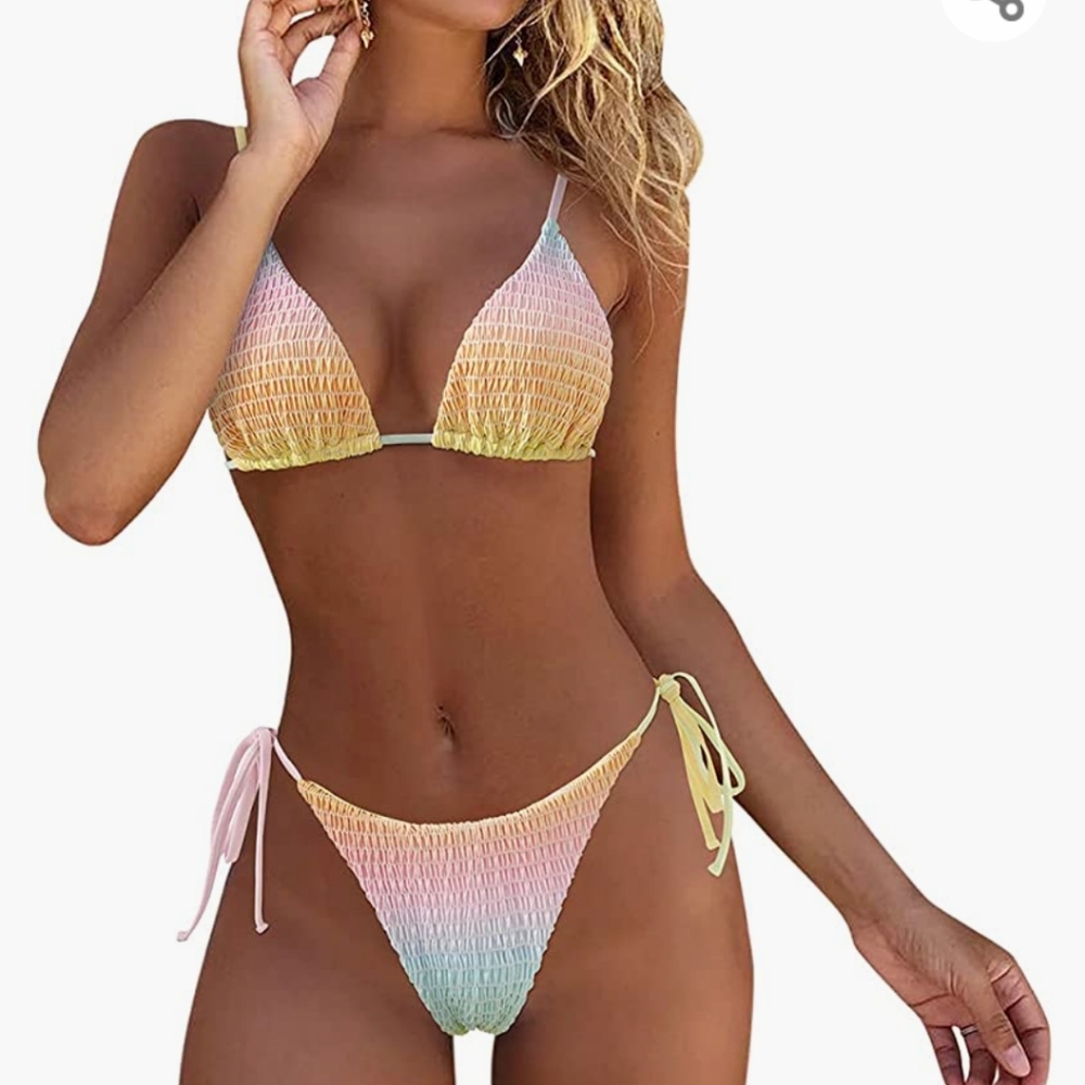 Ombre Pastel Bikini - Brand New
